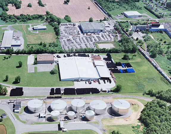 Associated Asphalt production facility.