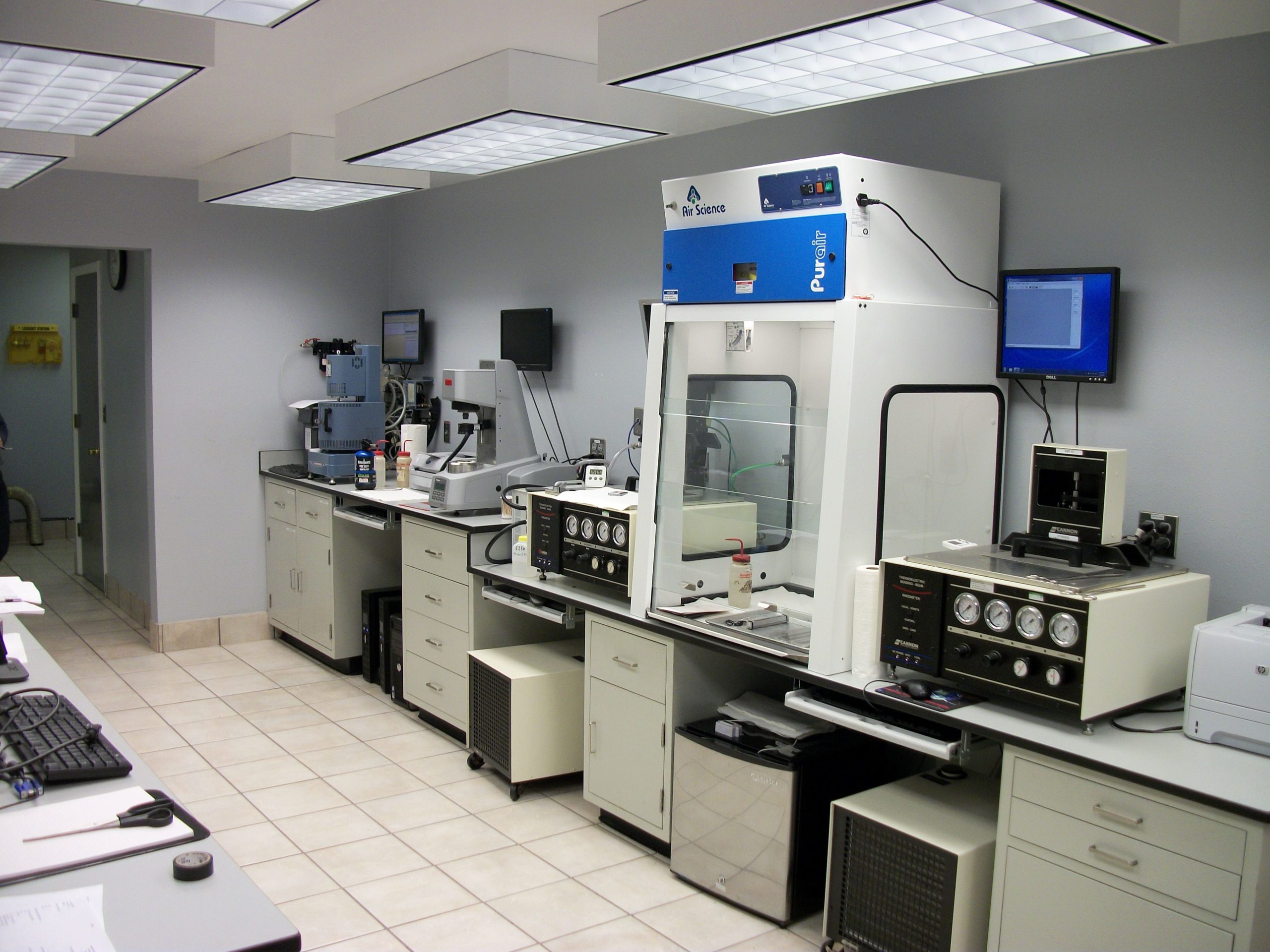 Inside of Bituminous Labs in Savannah